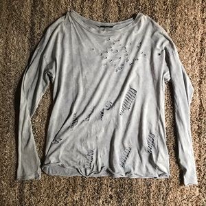 Distressed Longsleeve Tshirt